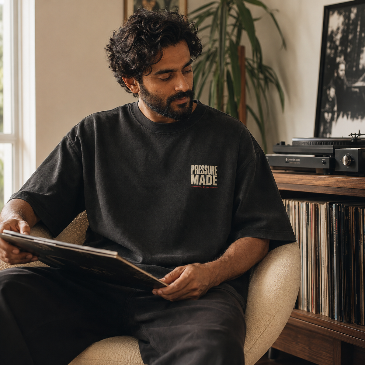 PRESSURE MADE |  Signature Chest Tee - Men's