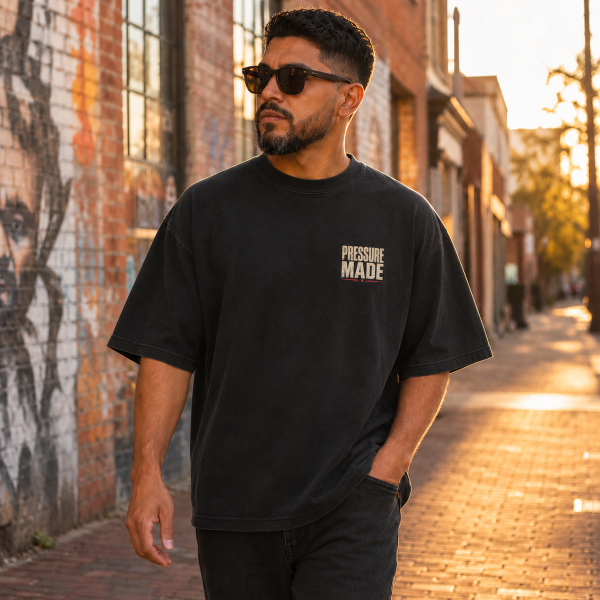 PRESSURE MADE |  Signature Chest Tee - Men's