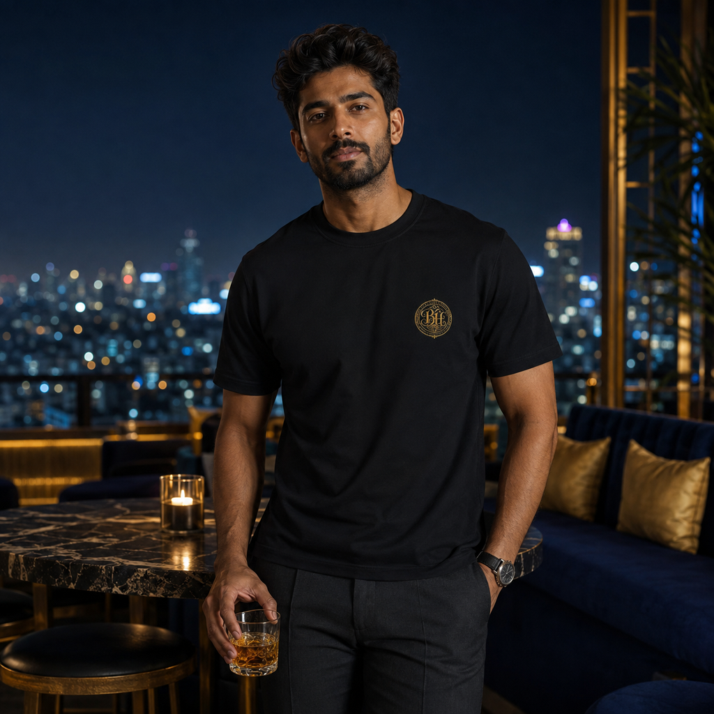 THE BLAQ TEE | Signature Monogram - Men's