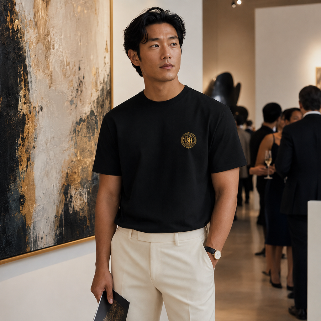 THE BLAQ TEE | Signature Monogram - Men's