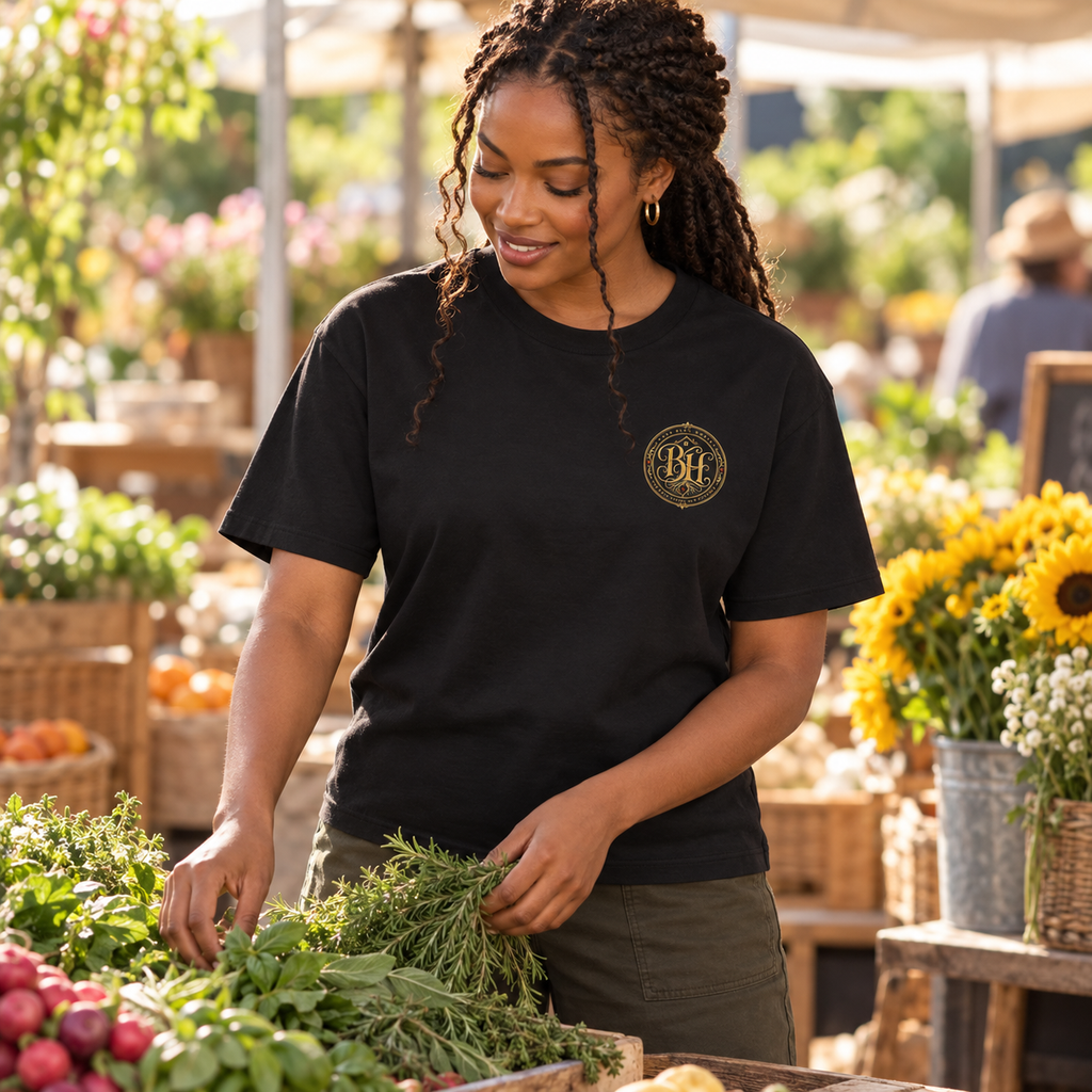 THE BLAQ TEE | Signature Monogram - Women's