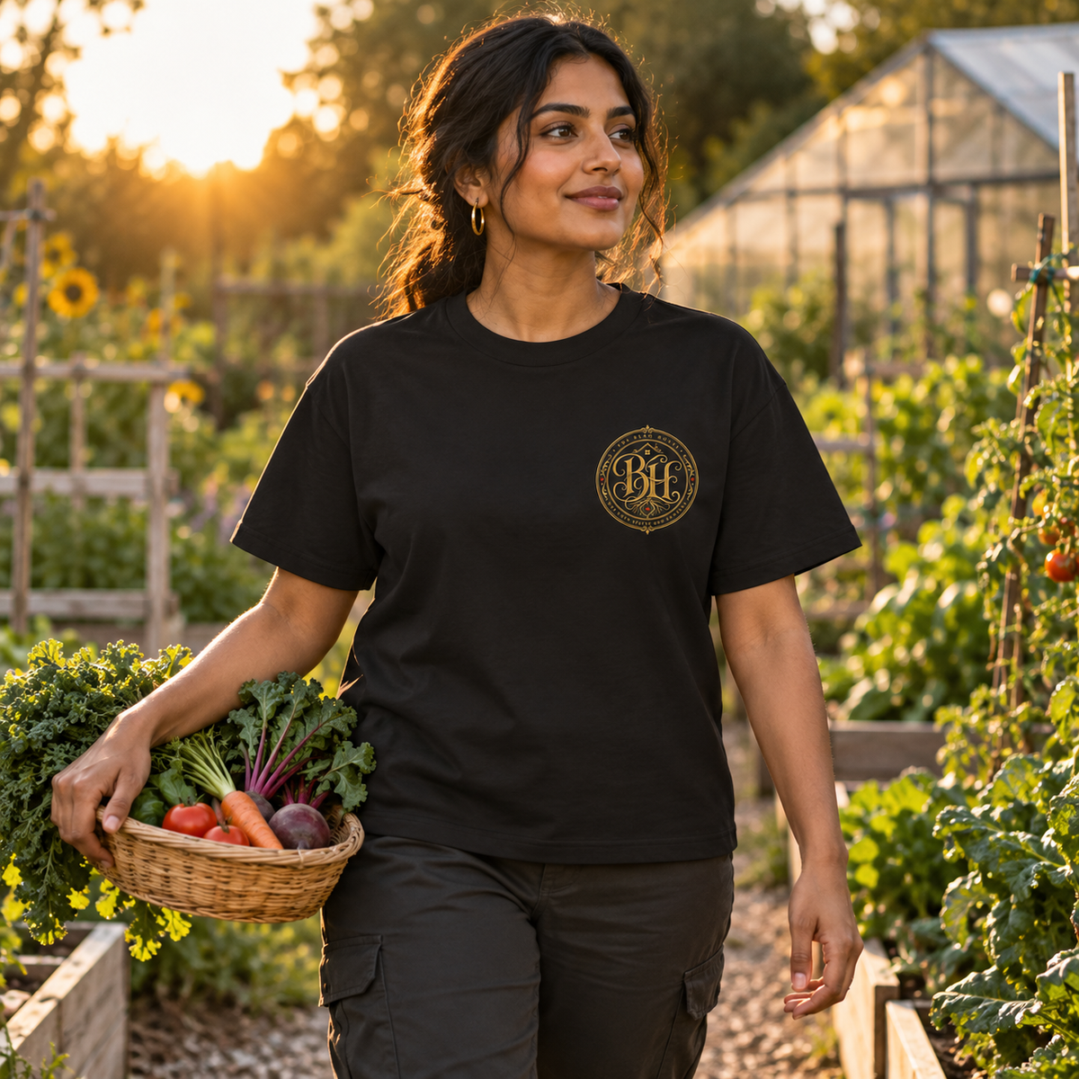 THE BLAQ TEE | Signature Monogram - Women's