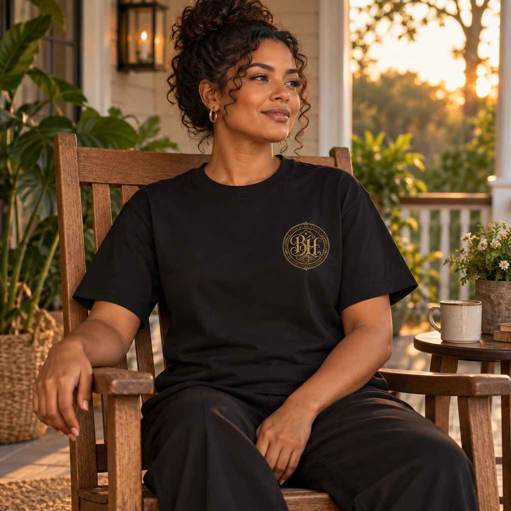 THE BLAQ TEE | Signature Monogram - Women's