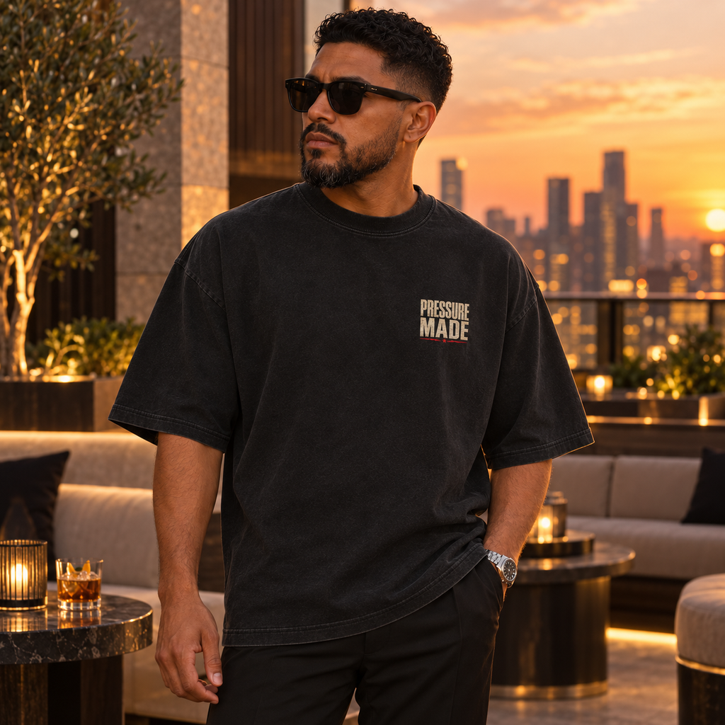 PRESSURE MADE | Signature Embroidered Chest Tee - Men's