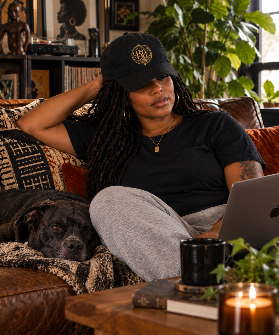 THE BLAQ CAP | Signature Monogram