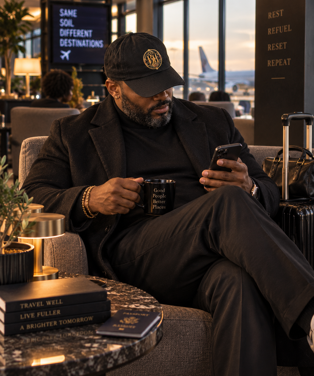 THE BLAQ CAP | Embroidered Monogram