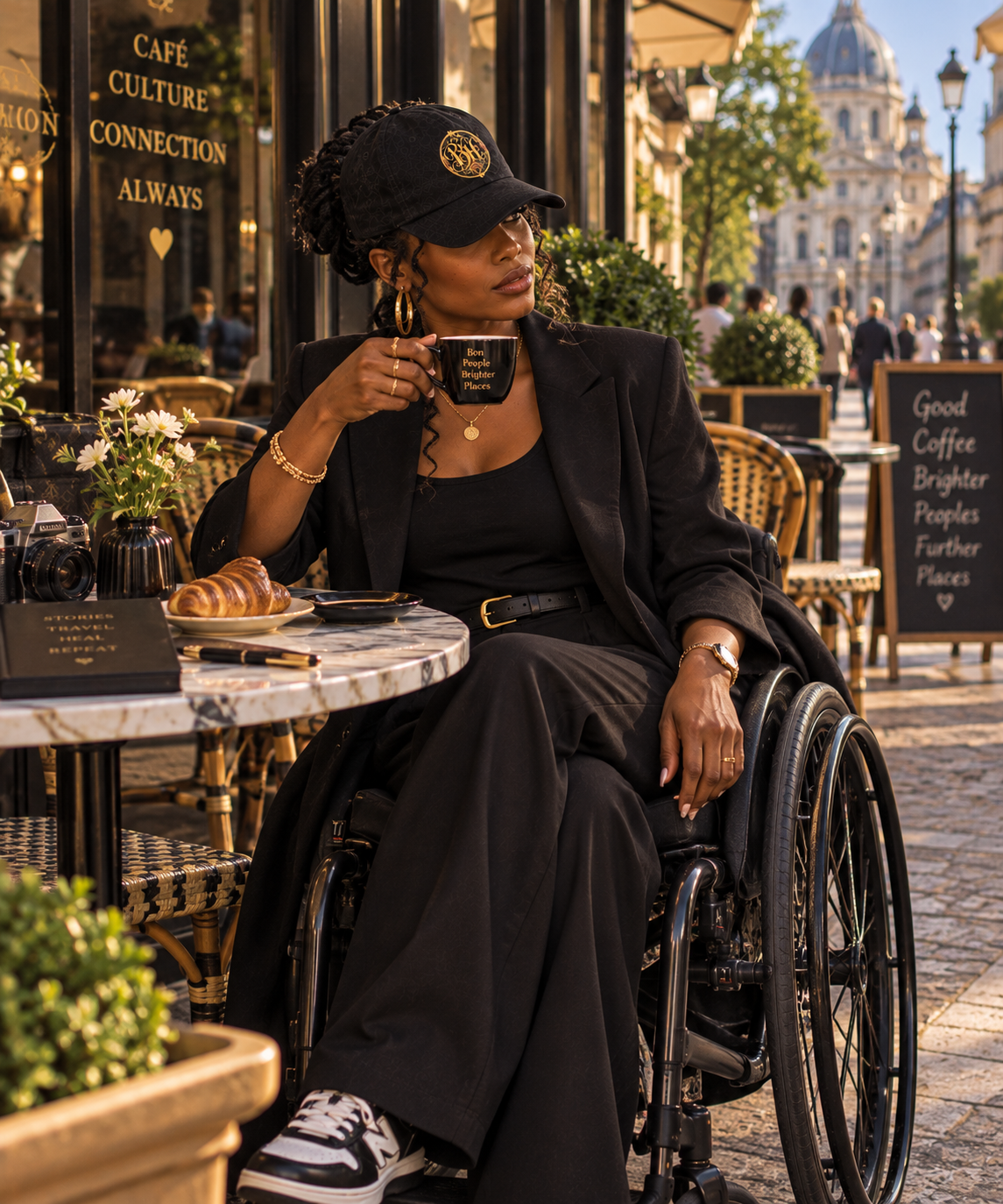 THE BLAQ CAP | Embroidered Monogram