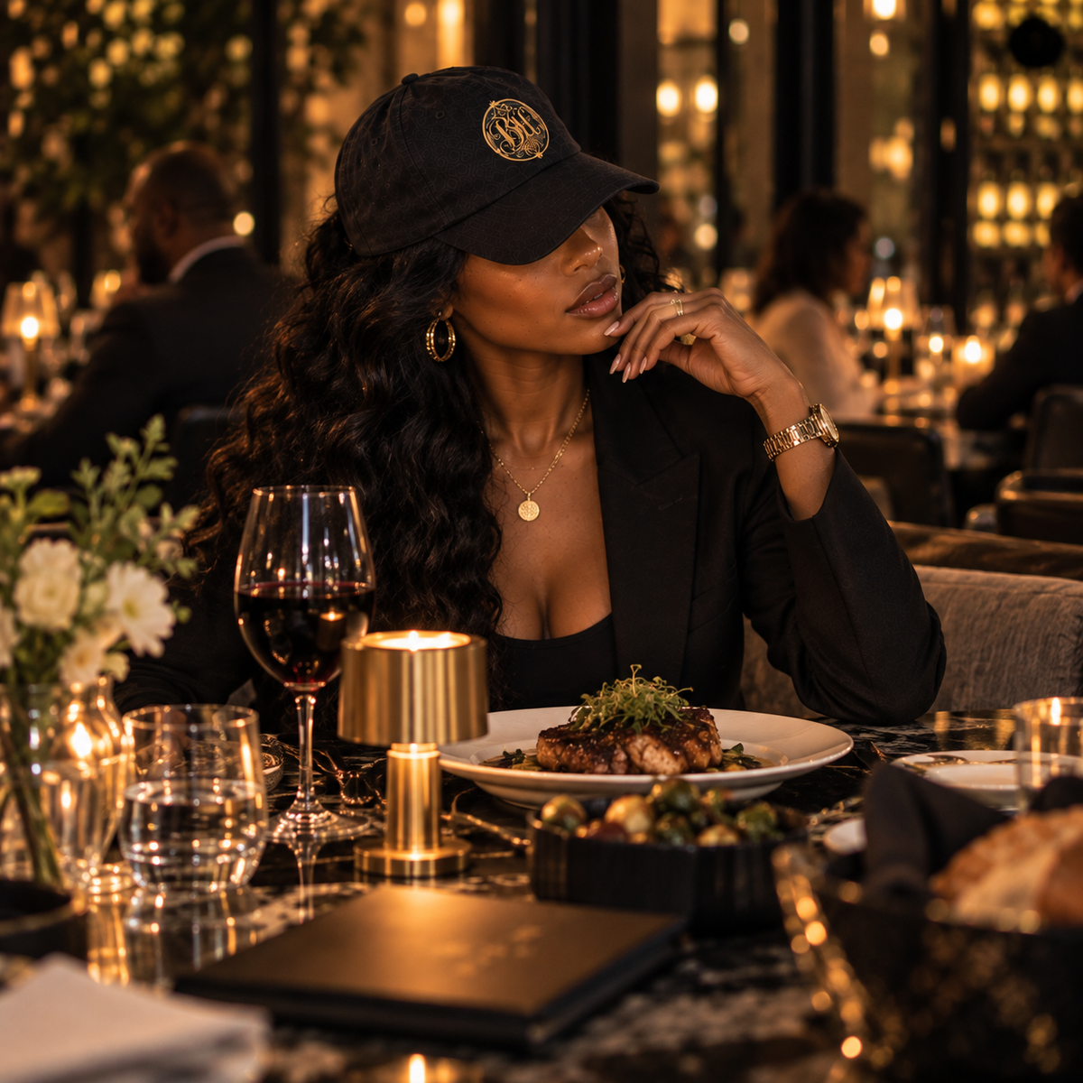 THE BLAQ CAP | Embroidered Monogram